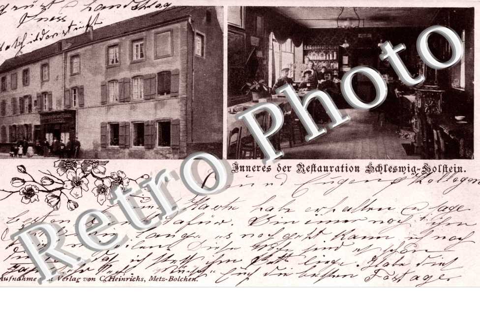 Inneres der Restauration Schleswig-Solftein