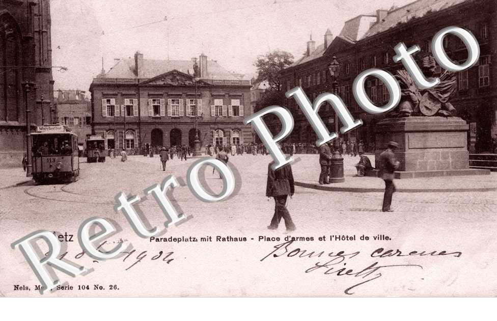 place d'armes et Hotel de ville