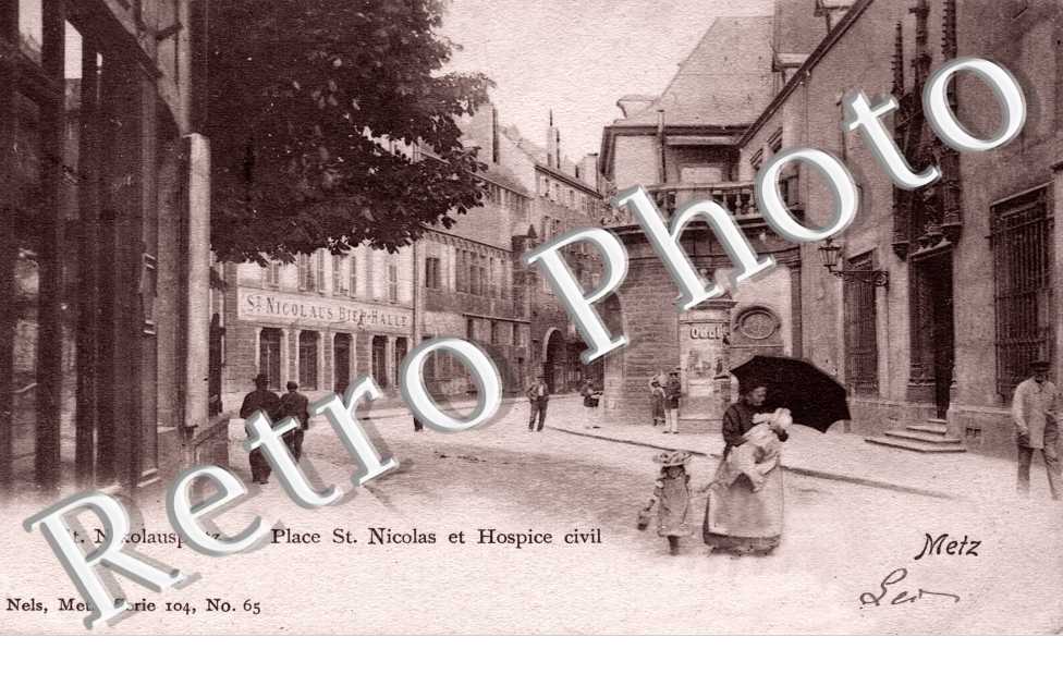 Place Saint-Nicolas et Hospice civil (Edit. Nels)