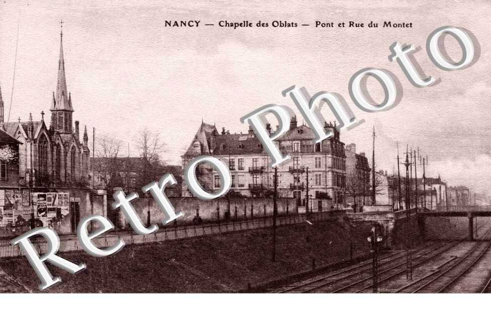 Pont et rue du Montet chapelle des Oblats