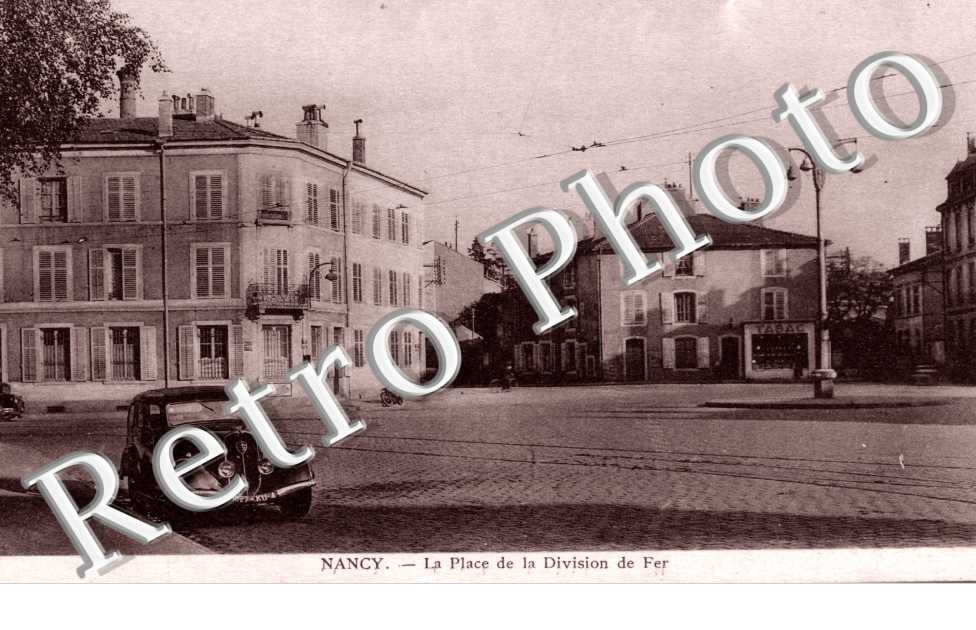 cadeau photo personnalisé original la place de la Division de Fer 54 NANCY