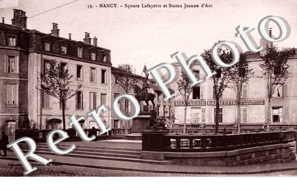square Lafayette et statue Jeanne d'Arc