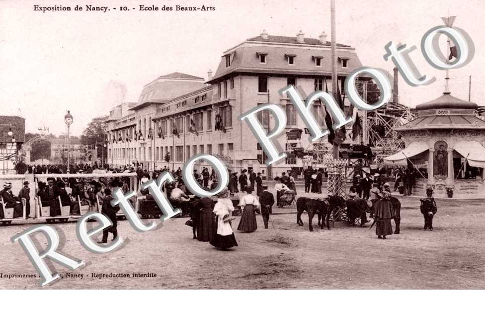 EXPOSITION DE NANCY ecole des Beaux-Arts (petit train)