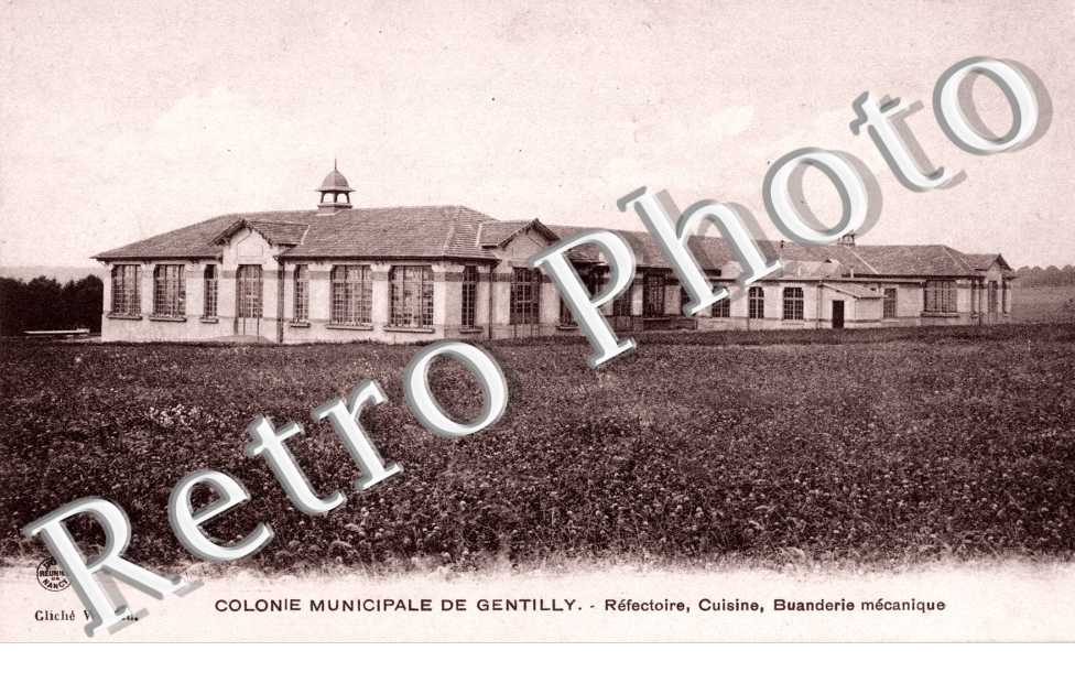 Colonie Municipale de Gentilly Refectoire, cuisines, buanderie mecanique