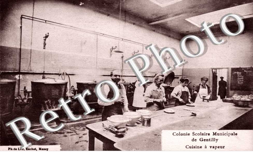 Colonie scolaire Municipale de Gentilly Cuisine a vapeur