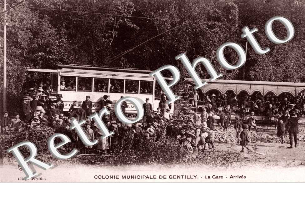 Colonie Municipale de Gentilly  La gare Arrivee