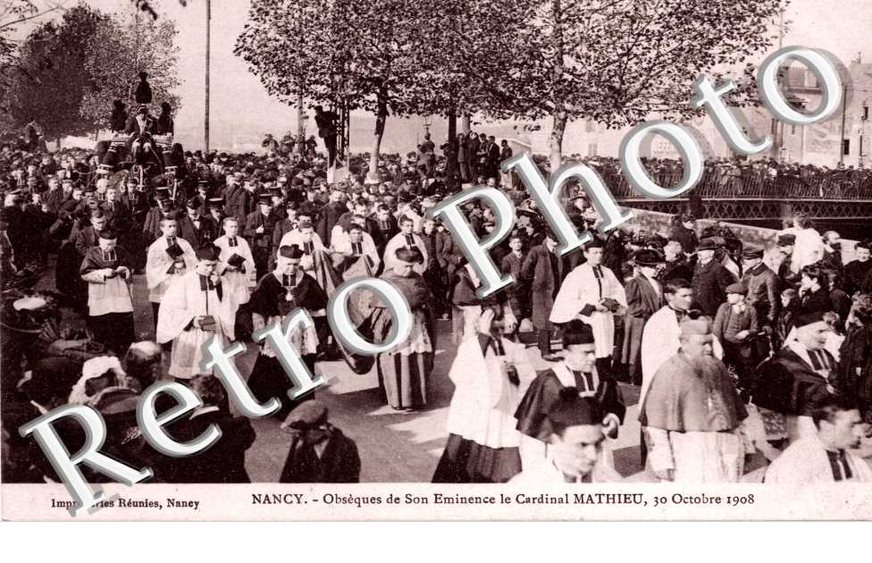 Obseques du Cardinal Mathieu 30 octobre 1908
