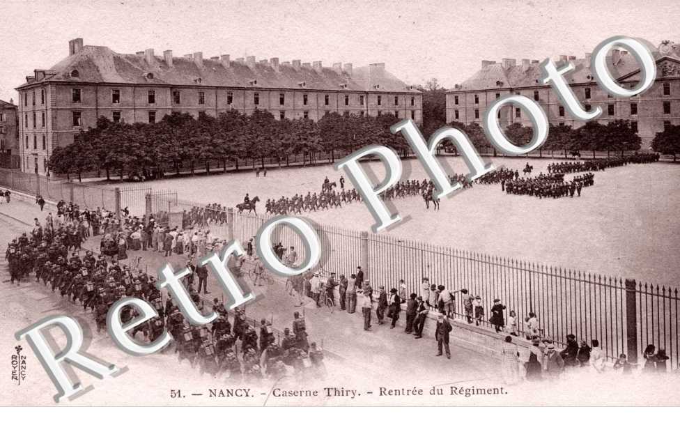 caserne Thiry Rentree du regiment