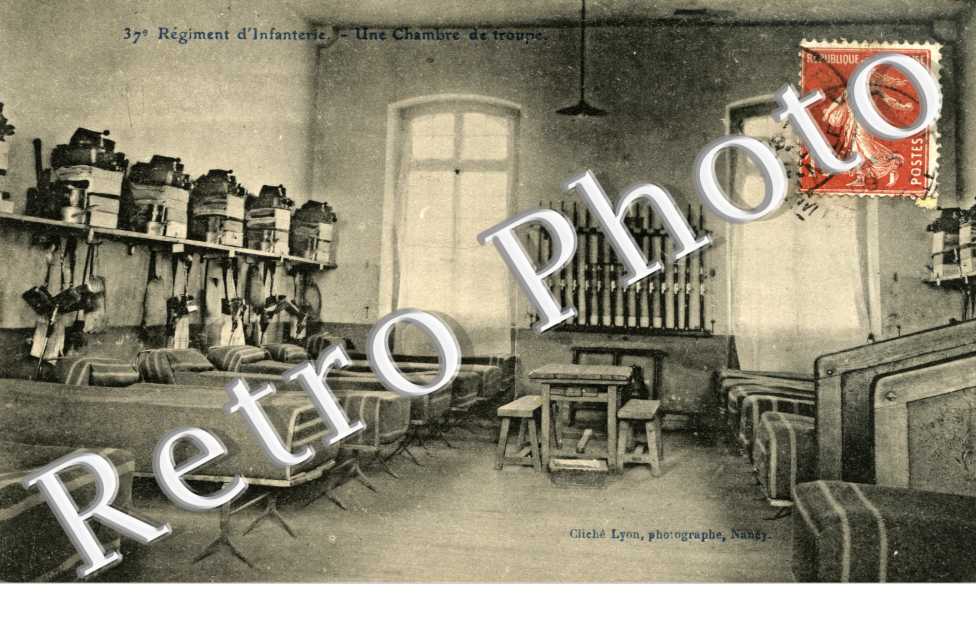 Caserne d'infanterie Une chambre