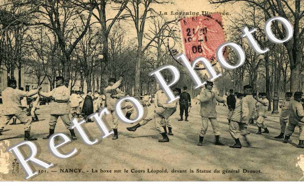 la boxe sur le Cours Léopold