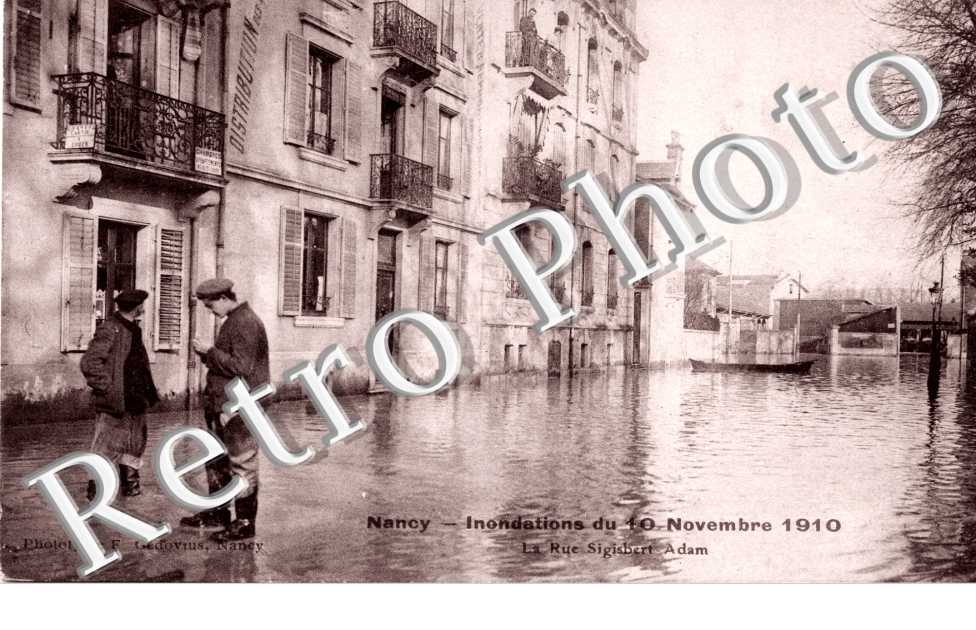 Inondations du 10 Novembre 1910 - Rue Sigisbert Adam