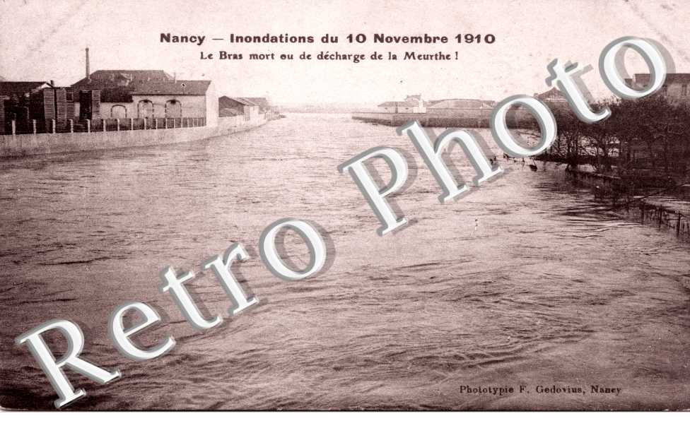 le bras mort ou de decharge de la Meurthe