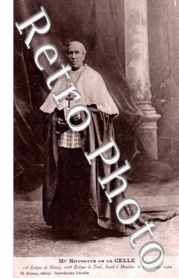 Mgr Hippolyte de La celle Eveque de Nancy