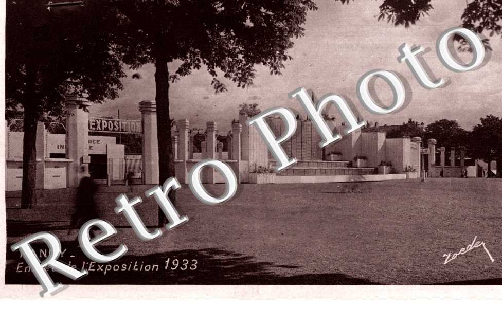 entrée de l'exposition 1933 Place Carnot