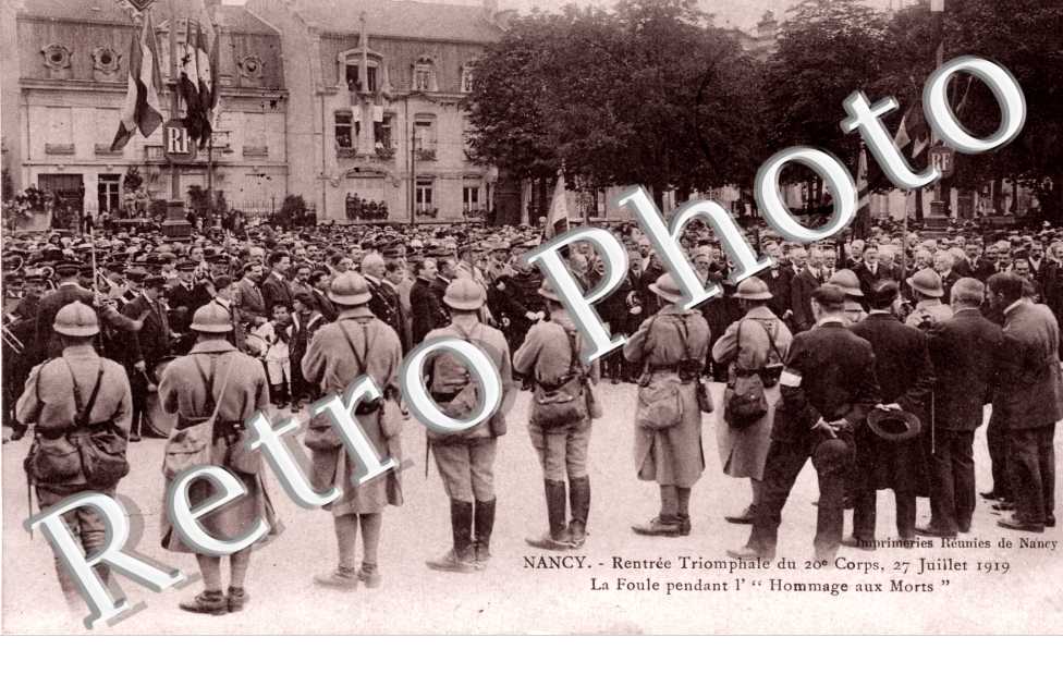 27 juillet 1919 - rentree triophale du 20eme corps