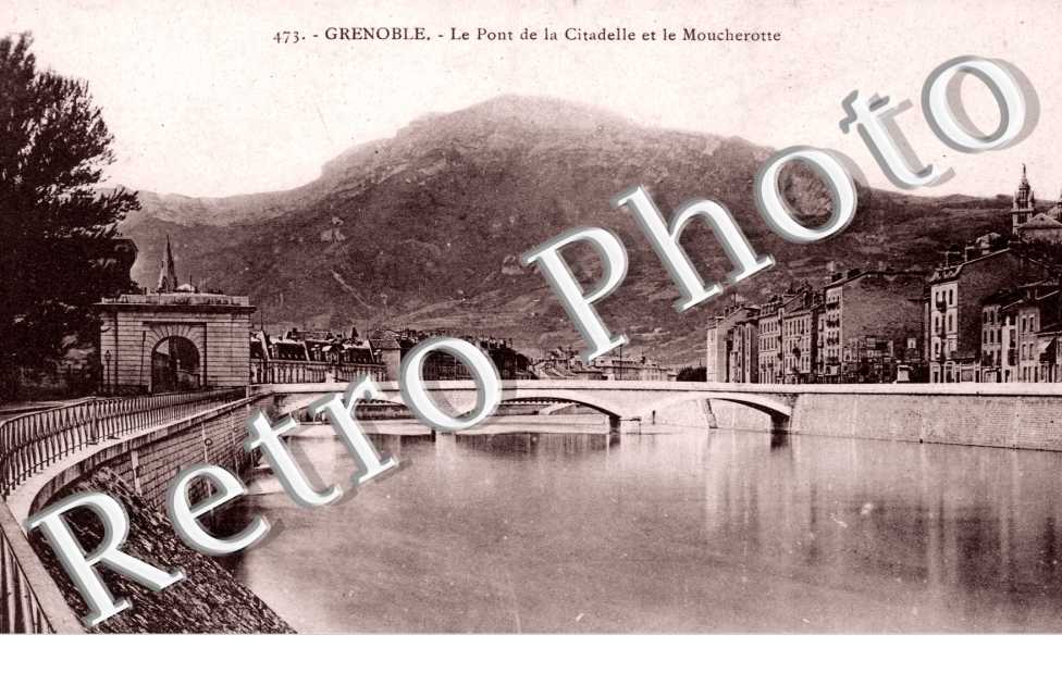 le pont de la Citadelle et le Moucherotte