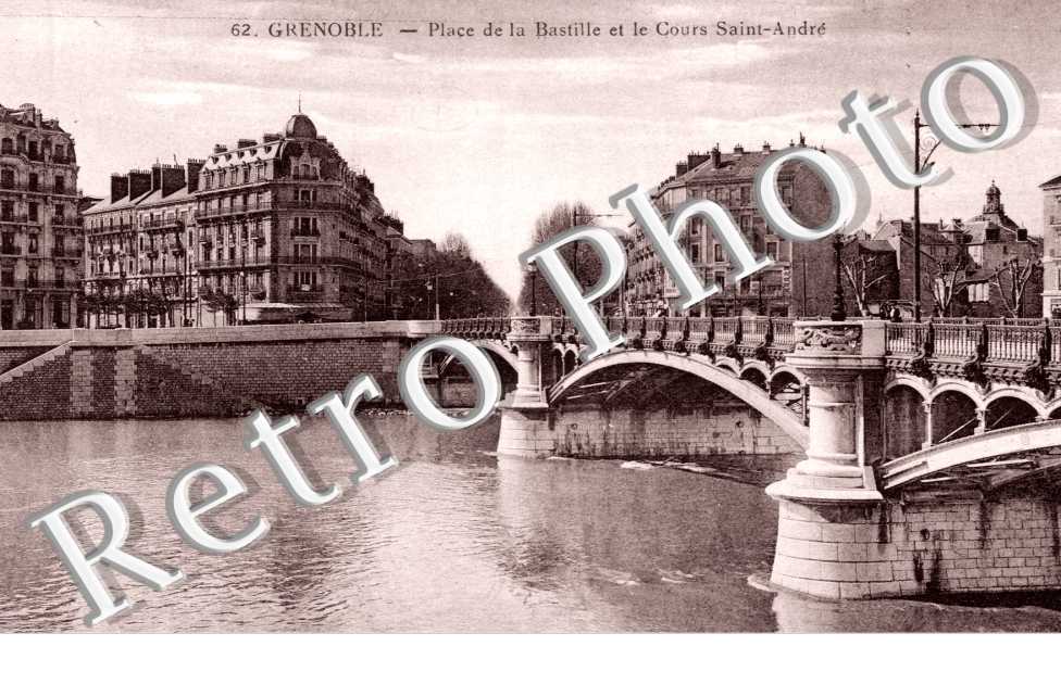place de la Bastille et le cours Saint Andre