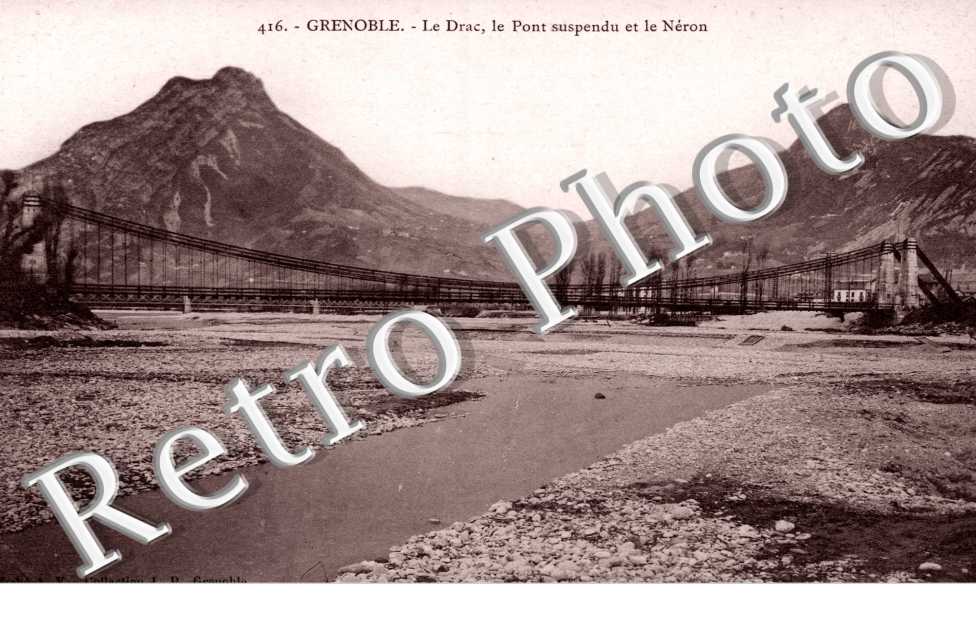 le Drac le pont suspendu et le Neron