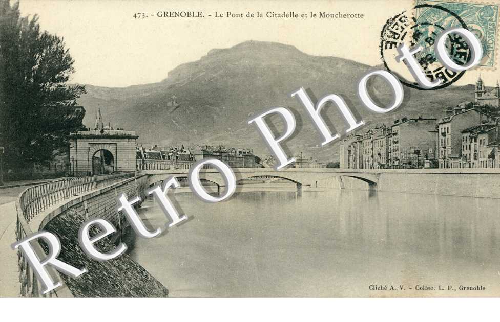 le pont de la Citadelle et le Moucherotte
