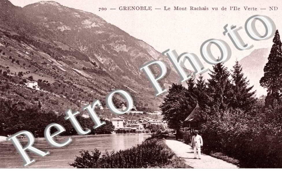 le mont Rachais vu de l'Ile Verte