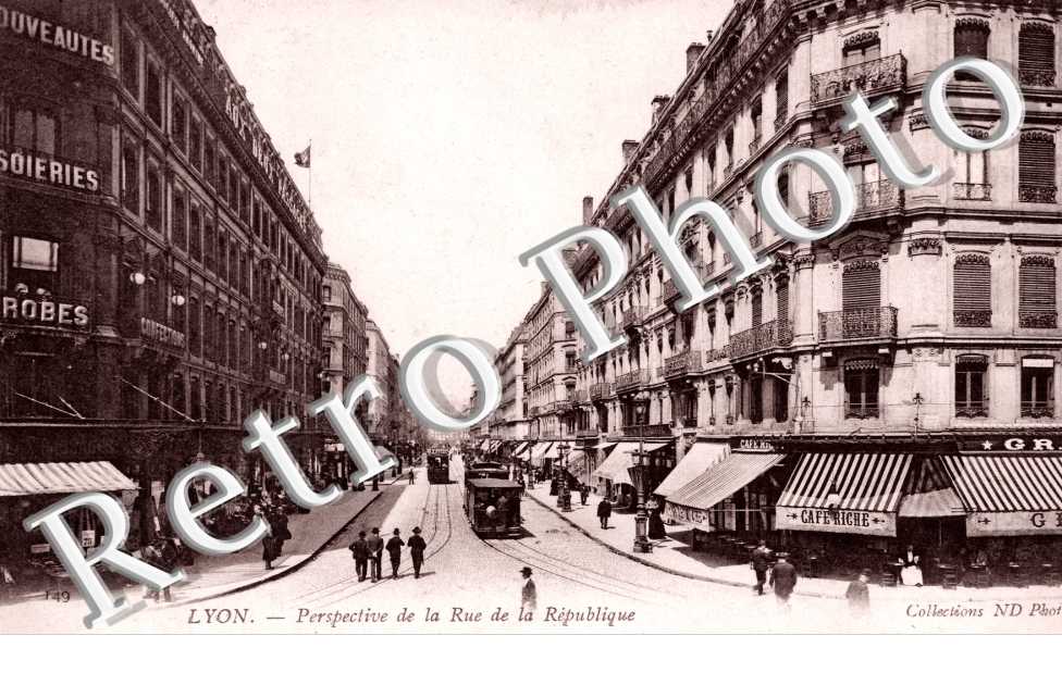 perspective de la rue la République