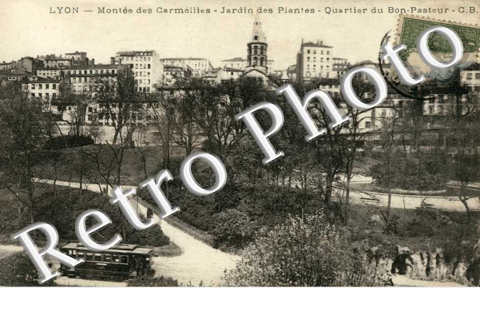 Montee des Carmelites, Jardin des Plantes, Quartier du Bon Pasteur - Rue Fernand Rey