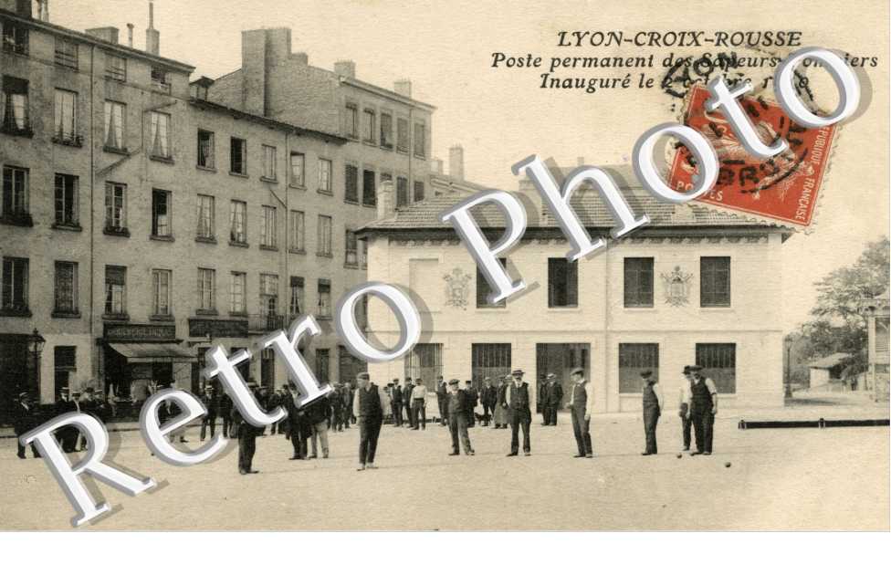 CROIX ROUSSE  Poste permanent des Sapeurs-Pompiers