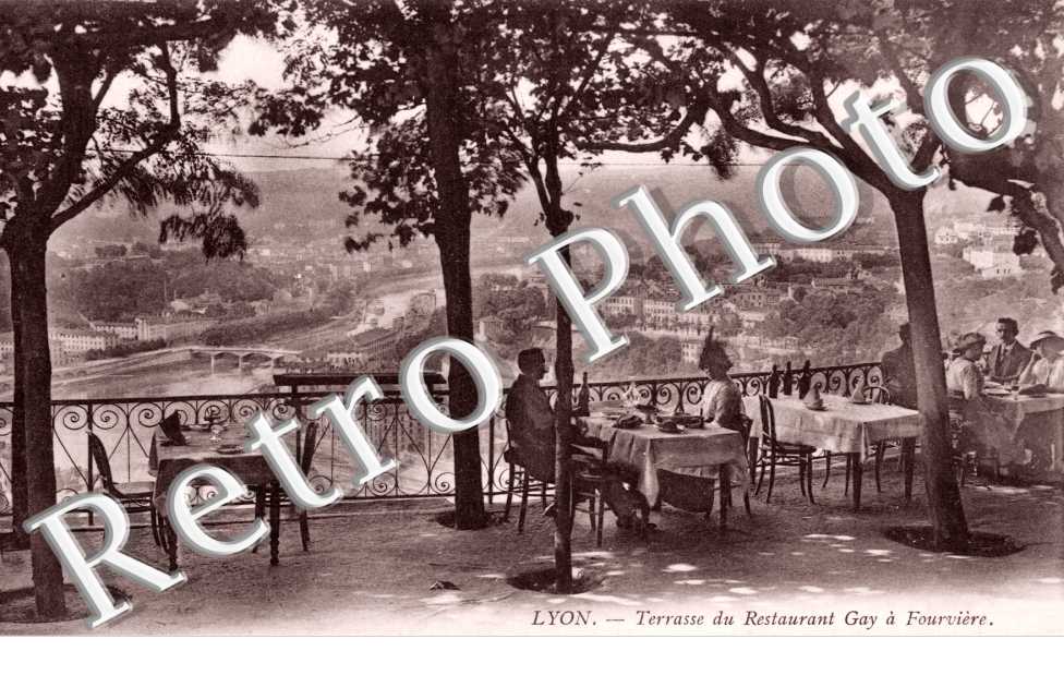 Terrasse du Restaurant Gay à Fourvière
