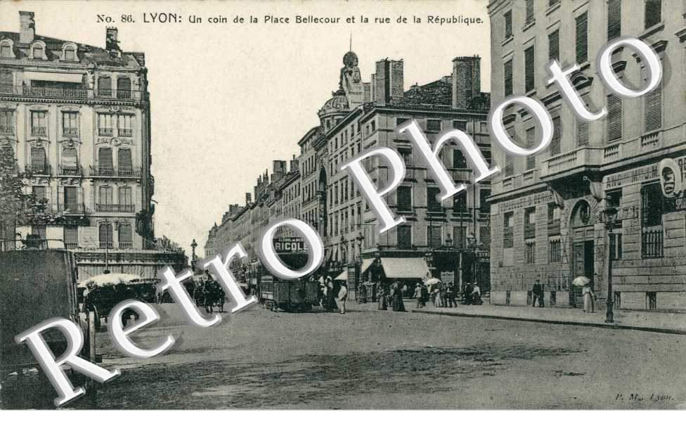 Place Bellecour et Rue de la Republique