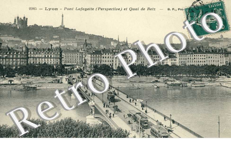 Pont Lafayette et quai de Retz