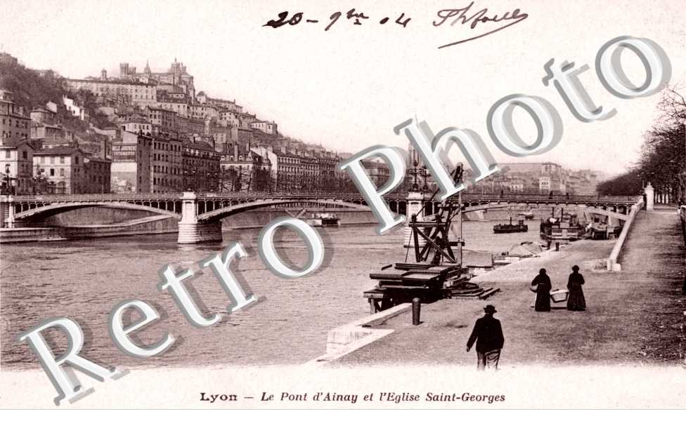Le Pont d'Ainay et l'Eglise Saint Georges 