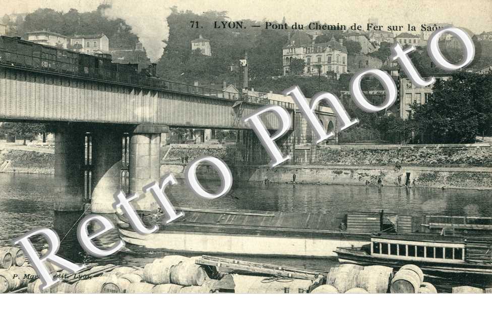 Pont du Chemin de Fer sur la Saone