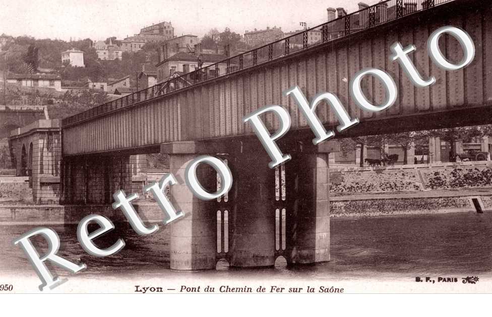 pont du chemin de fer sur la Saone