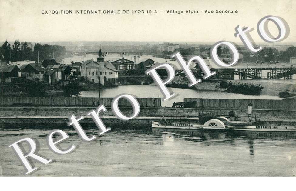 Exposition Internationale de Lyon 1914 village alpin