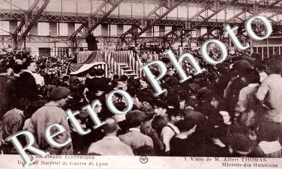 Usine de Materiel de Guerre, Visite de M. A. Thomas, Ministre des Munitions