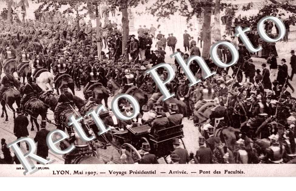 Mai 1907, Voyage Presidentiel, Arrivee Pont des Facultes