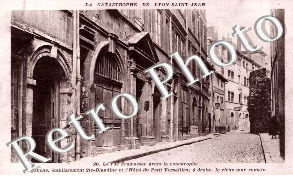 La Rue Tramassac avant la catastrophe