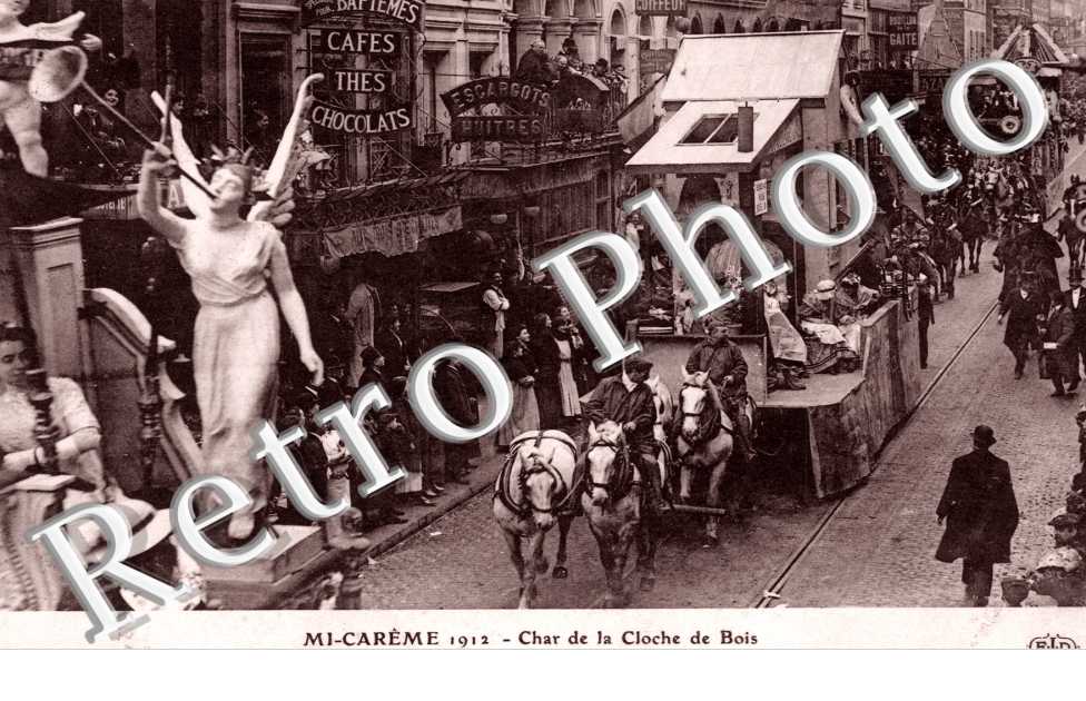 Mi Careme 1910, Char de la Cloche de Bois