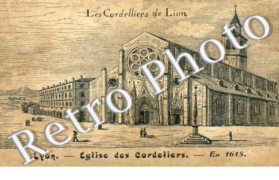 Eglise des Cordeliers en 1615