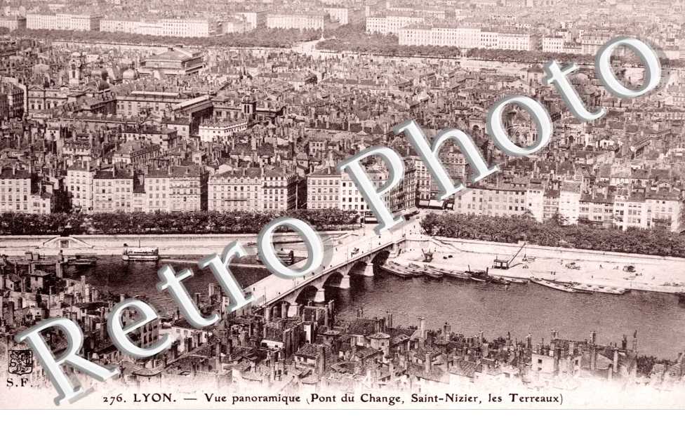 vue panoramique (pont du change, Saint-Nizier, les Terreaux) 