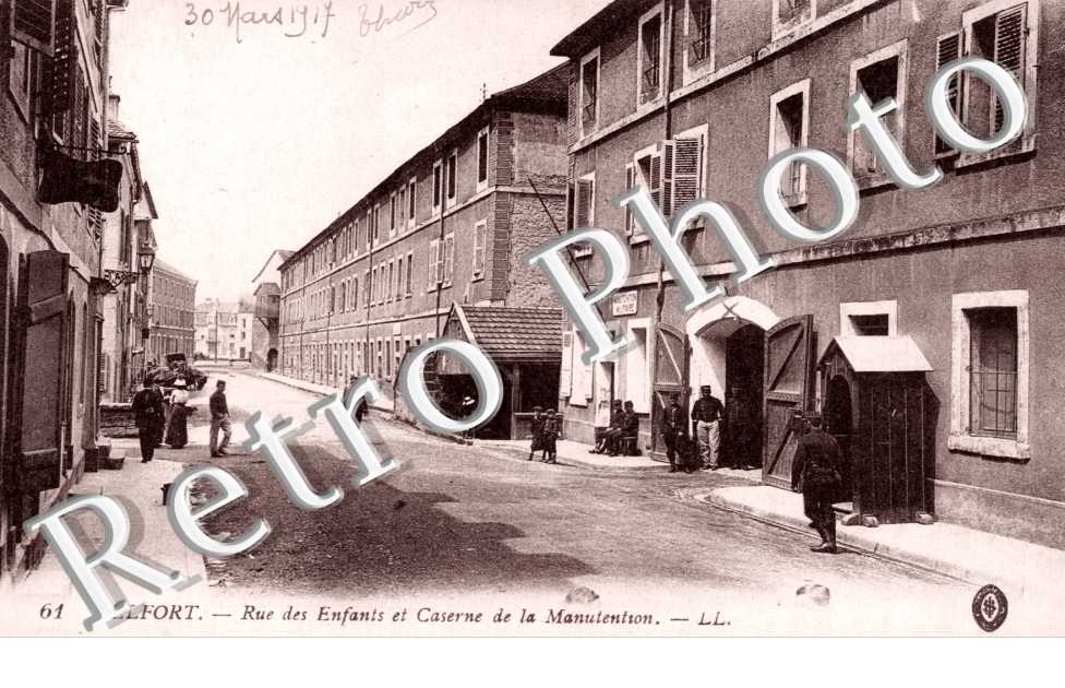 Rue des Enfants et Caserne de la Manutention