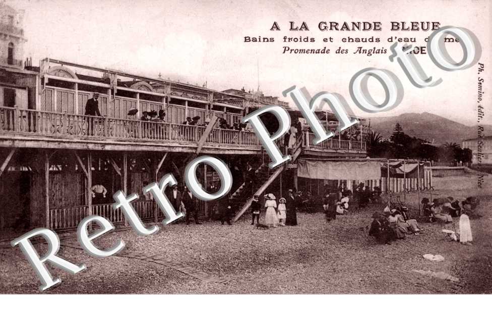 "A la Grande Bleue", Bains froids et chauds d&#039;eau de mer, Promenade des Anglais
