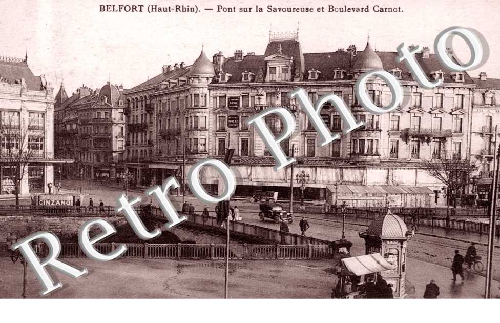 Pont sur la Savoureuse et Boulevard Carnot