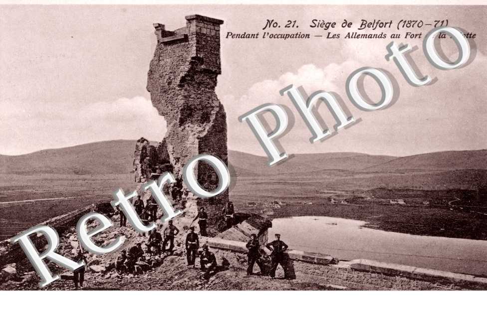 siege de belfort, les allemands au fort de la miotte