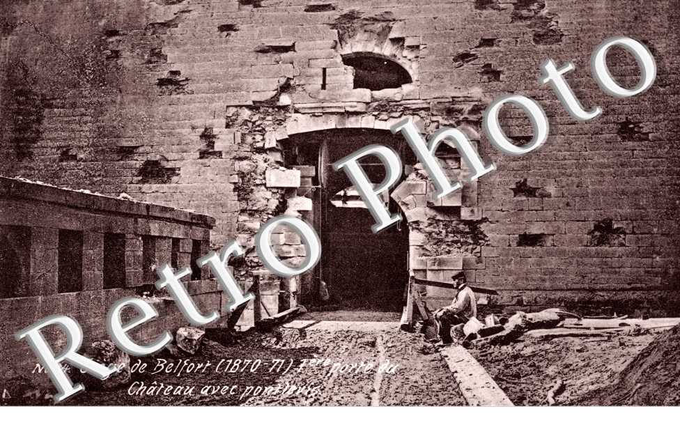 siege de belfort, 1ere porte du chateau