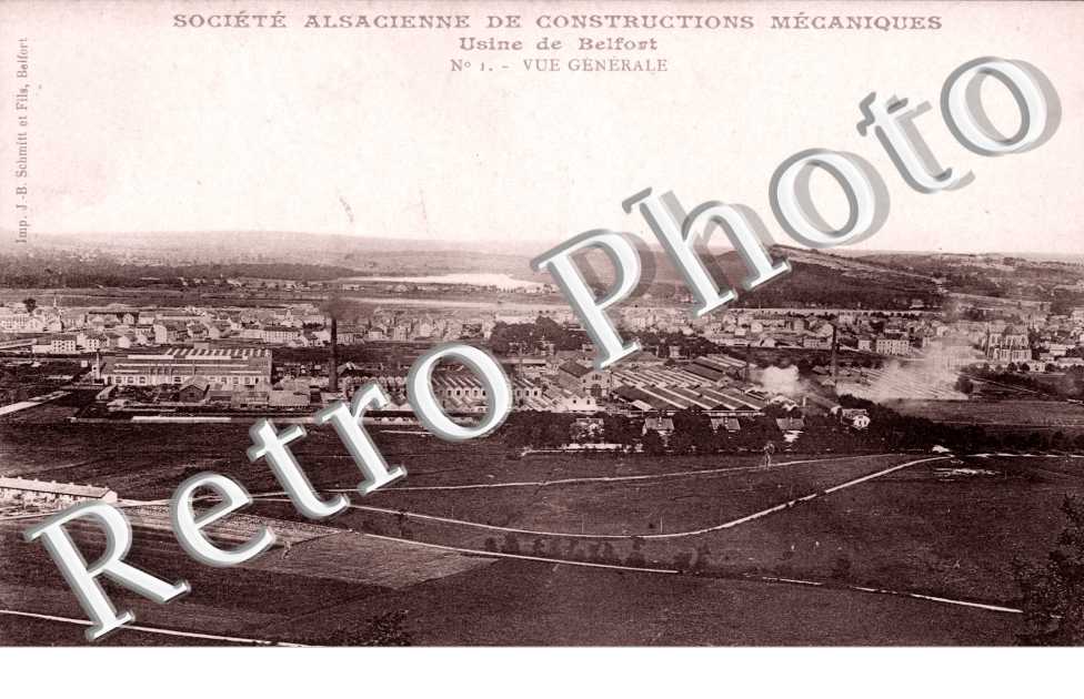 Usine de Belfort, Vue generale