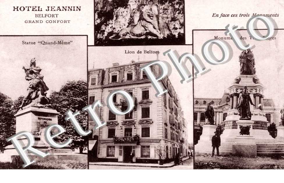 Hotel Jeannin Monument des Trois sieges Statue Quand Meme