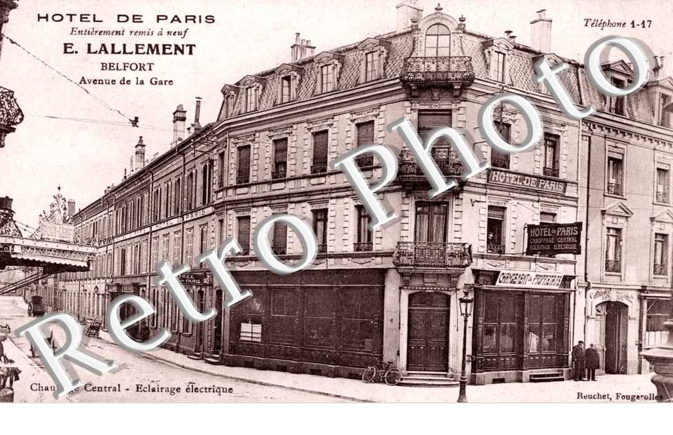 Hotel de Paris, Avenue de la Gare  E. Lallement