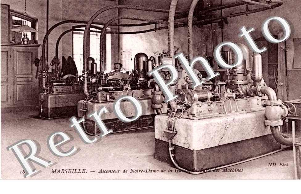 Ascenseur de Notre Dame de la Garde  Salle des machines
