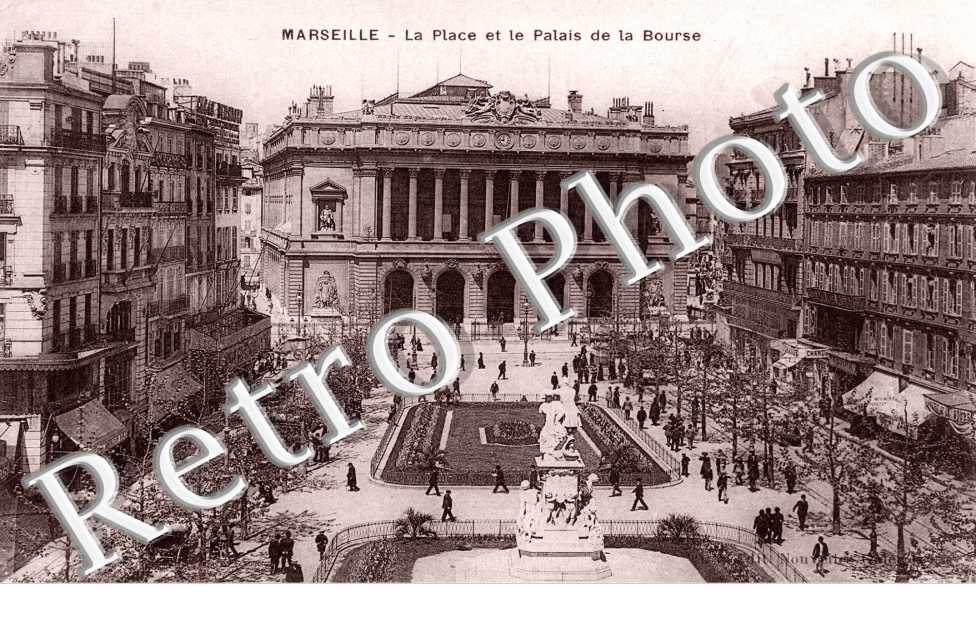la place et le palais de la Bourse